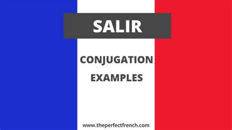 salir coniugazione|salir conjugation french.